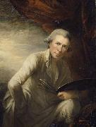 George Romney Self-portrait painting